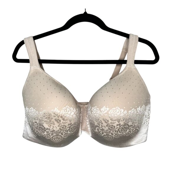 Soma Stunning Support Balconette Bra 42G Nude Lace Overlay - Picture 1 of 7